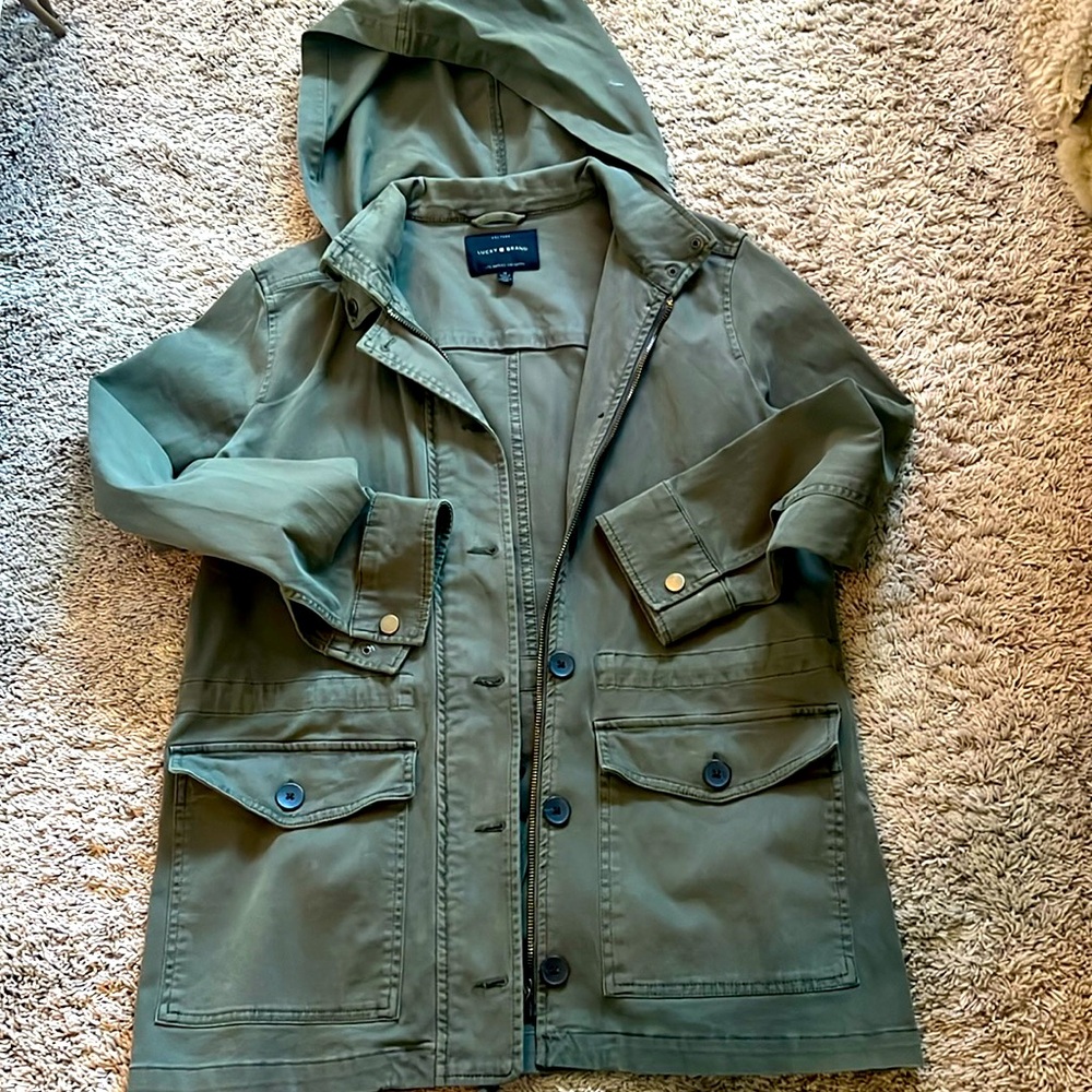 Lucky Brand Utility Coat, Size Medium